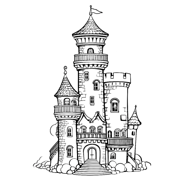 Ausmalbild Grand Tower