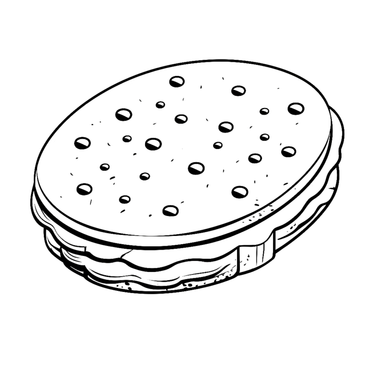 Ausmalbild Kekse backen
