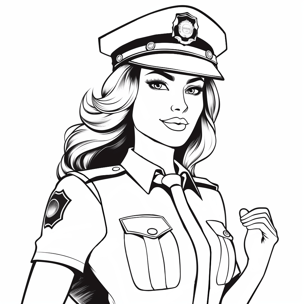 Polizistin Ausmalbild Kostenlos Herunterladen Polizistin Ausmalbild Kostenlos Herunterladen