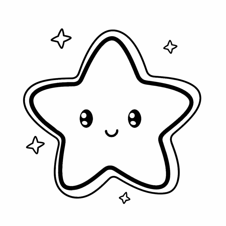 Ausmalbild Sternkeks