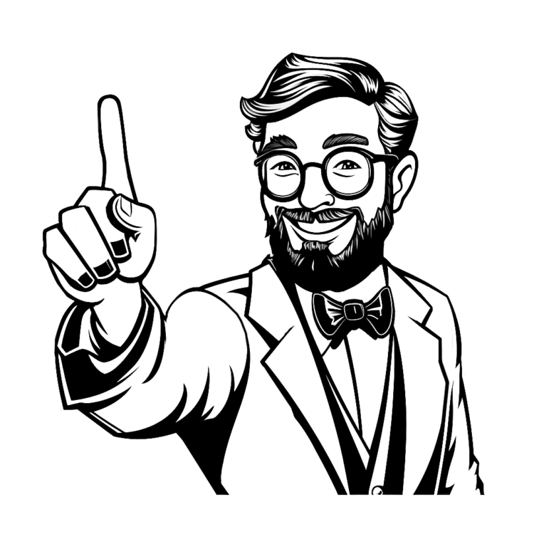 Coloring picture Playful hands
