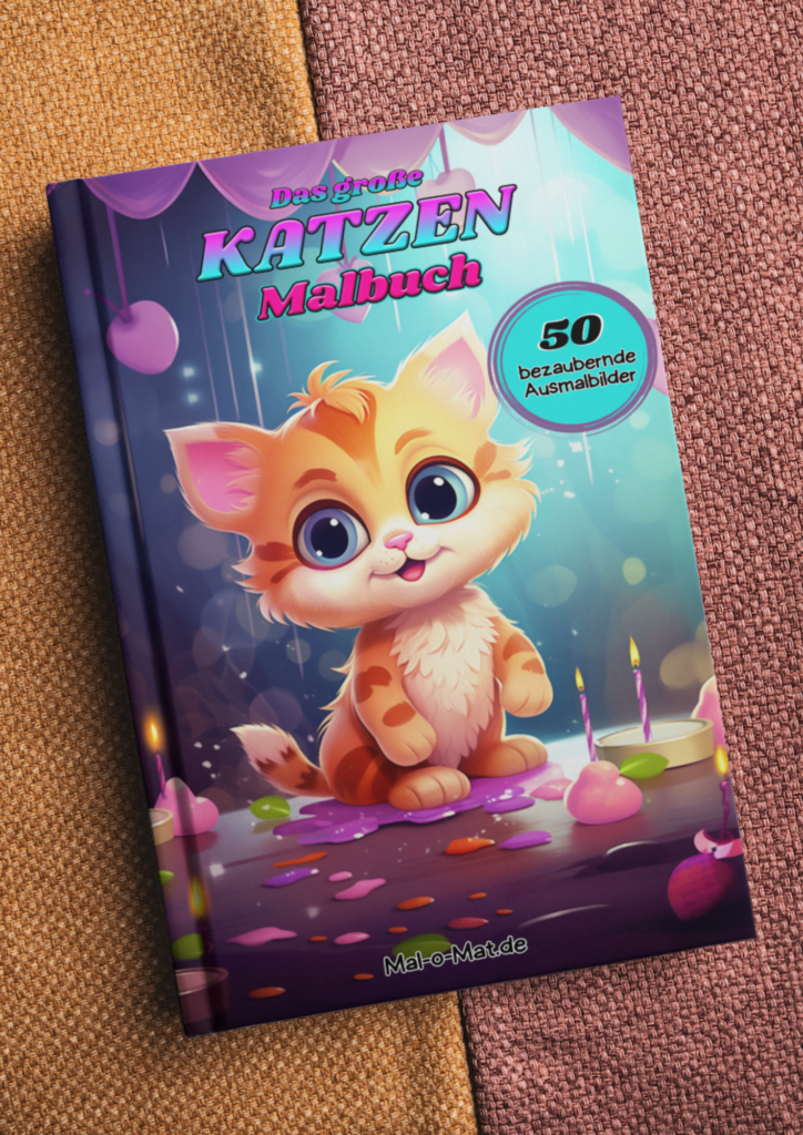 Das große Katzen Malbuch Katzen Ausmalbilder