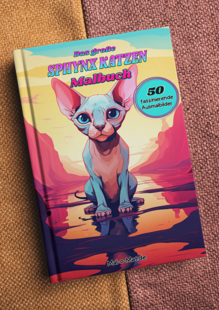 Das große Sphynx Katzen Malbuch Ausmalbilder