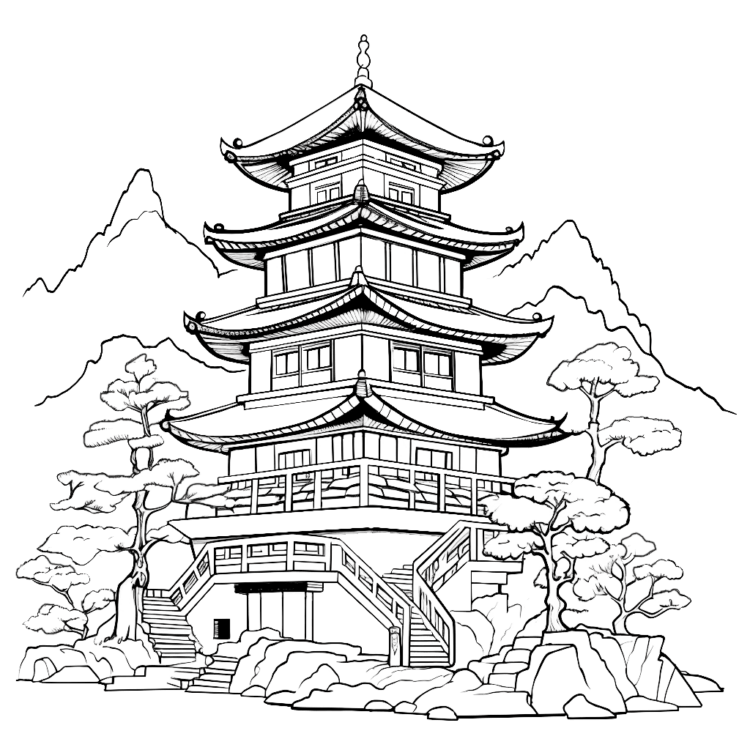Malvorlage Turm