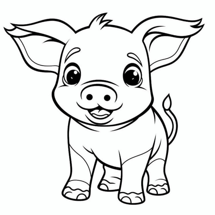 Pig coloring pages