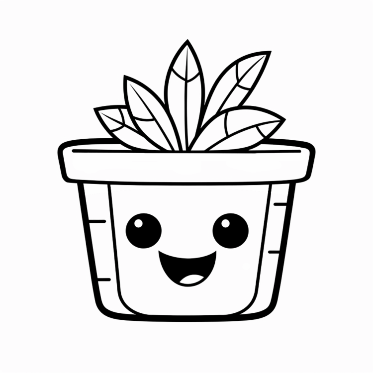 Coloring picture Simple shape