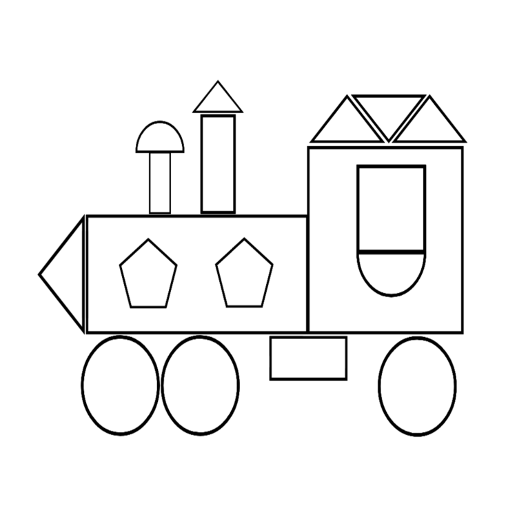 Coloring picture Simple patterns