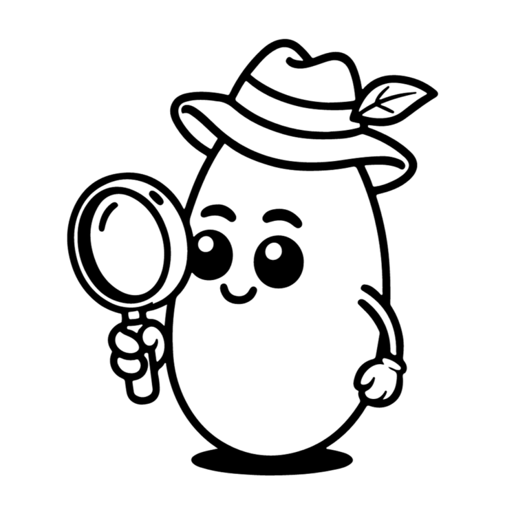 Coloring picture elongated shape