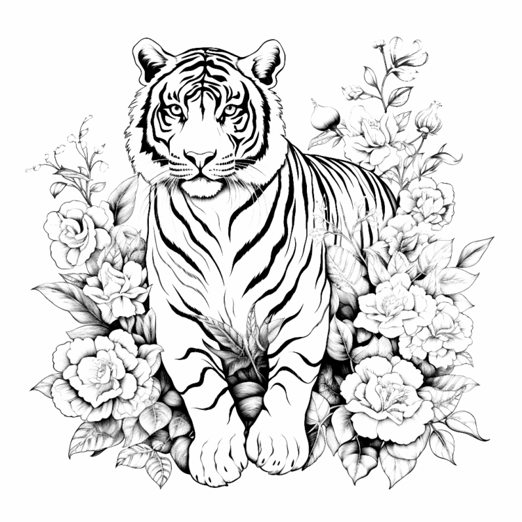 Dibujo para colorear Gato de Bengala