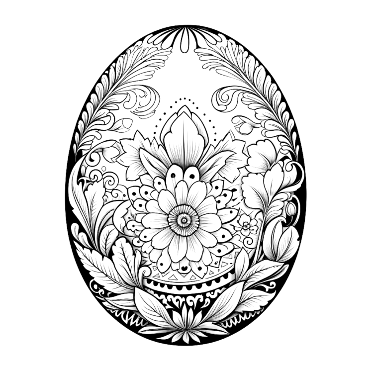 Ausmalbild Wunderbares Ostern