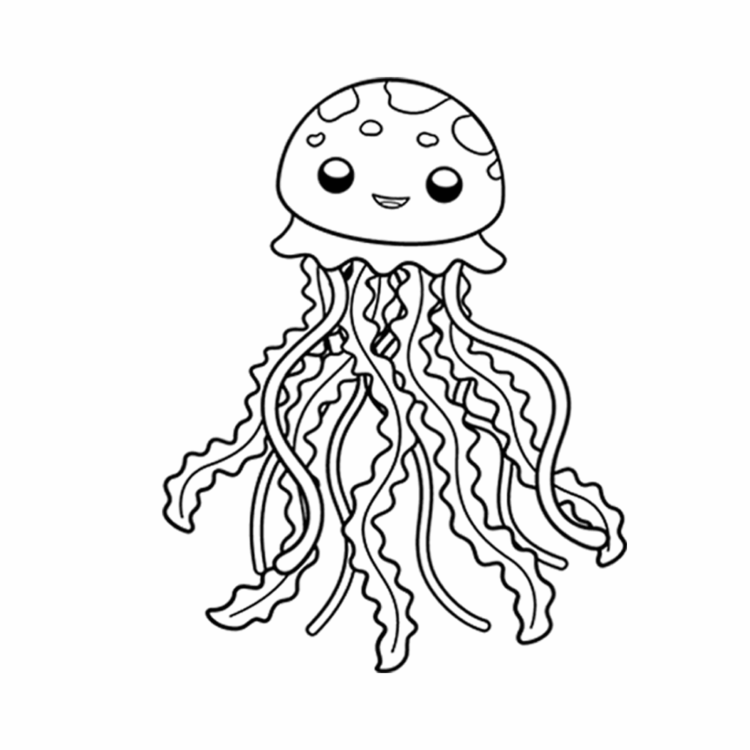 Dibujo para colorear mandala medusa