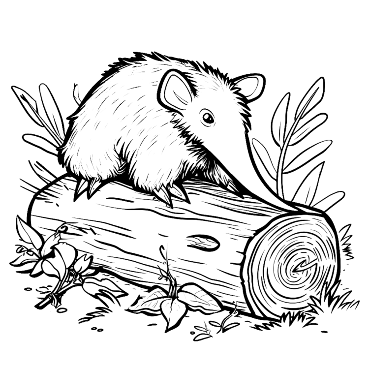 Ausmalbild Waldameisenär