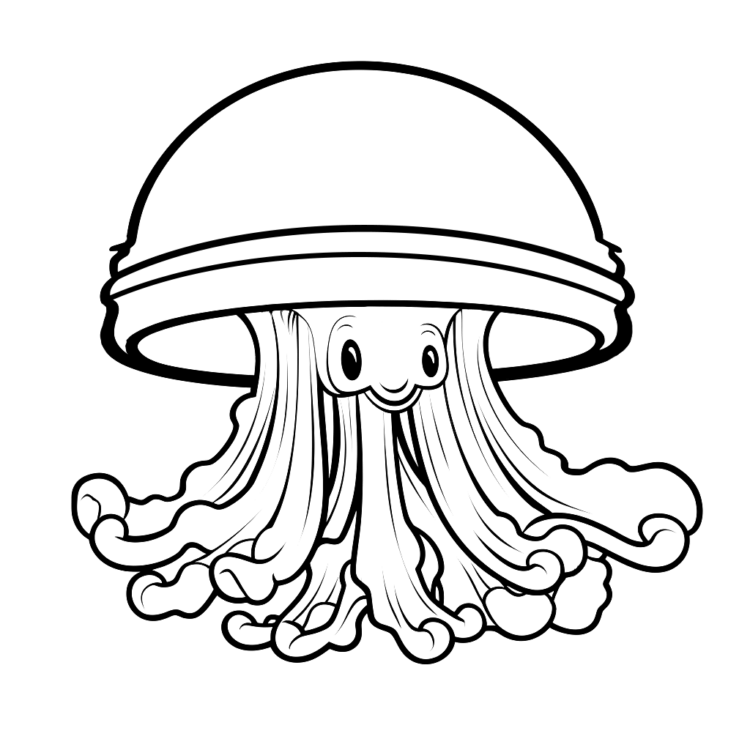 una medusa