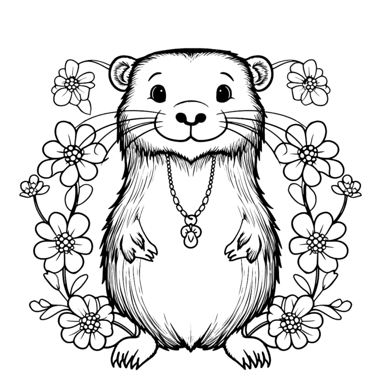Otter Mandala