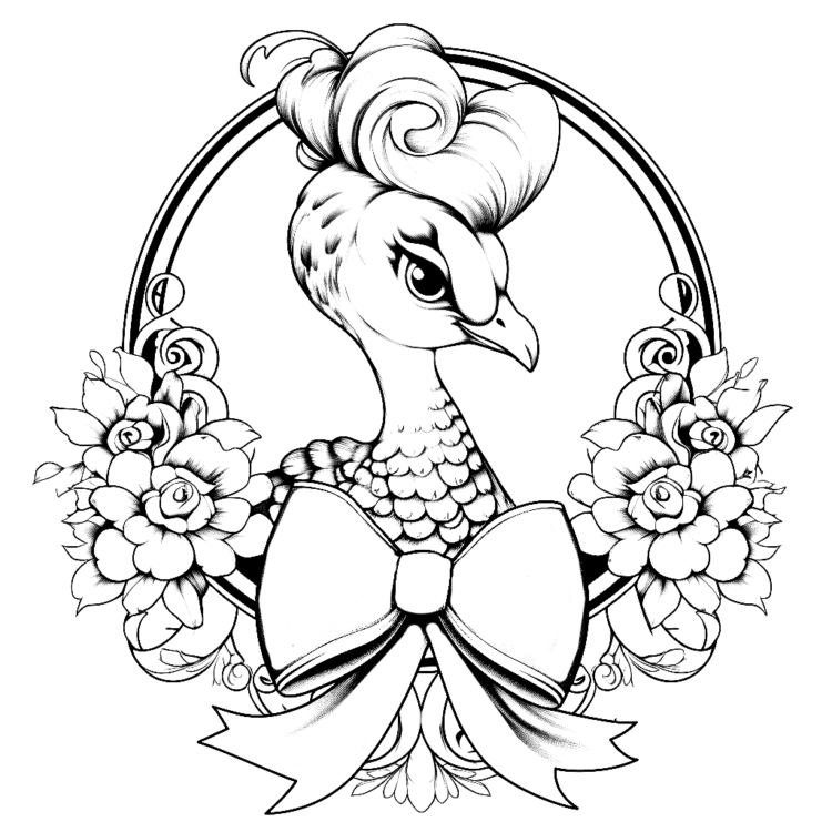 Mandala del pavo real