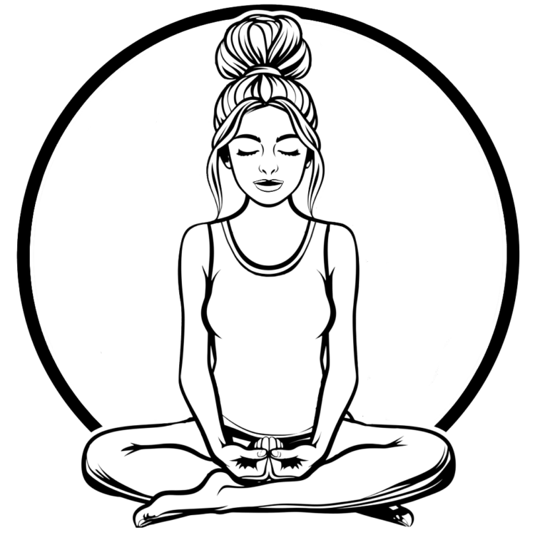 Coloring picture meditation retreat