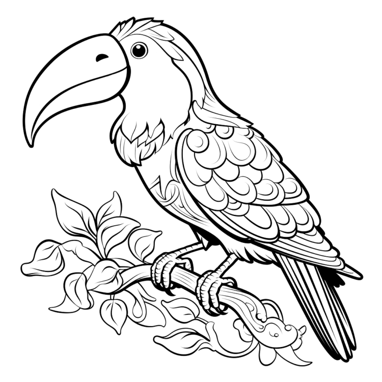 Dibujos para colorear de Tucanes
