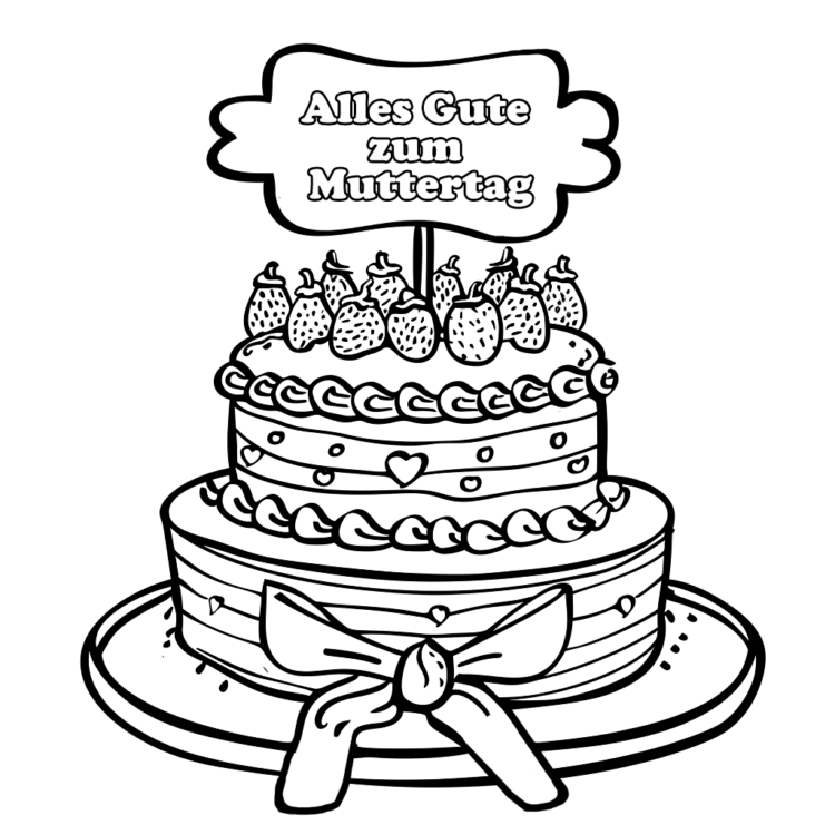 Happy Mother's Day coloring page