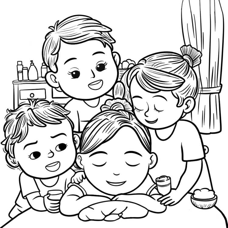 Dibujo para colorear Recuerdos atesorados