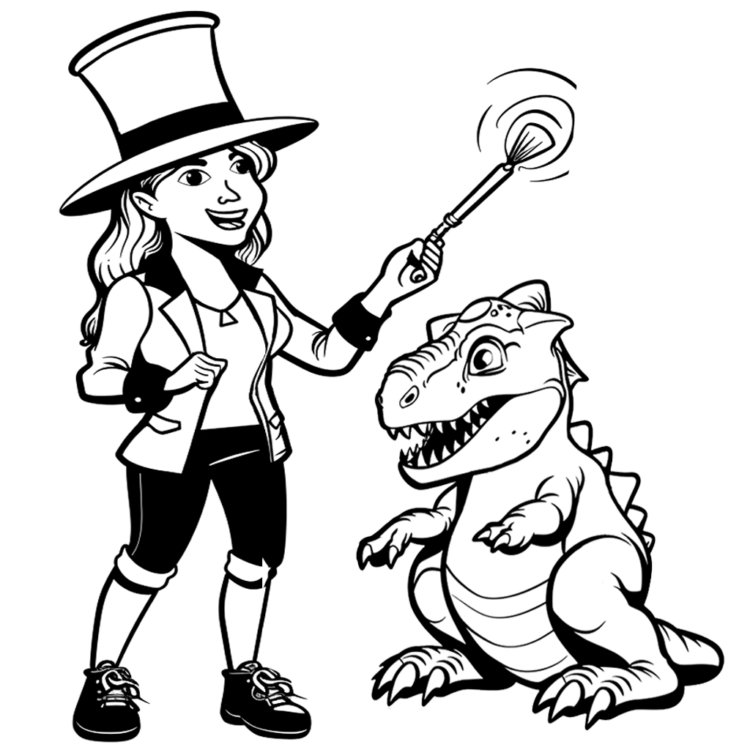 Mystifying wizards coloring page