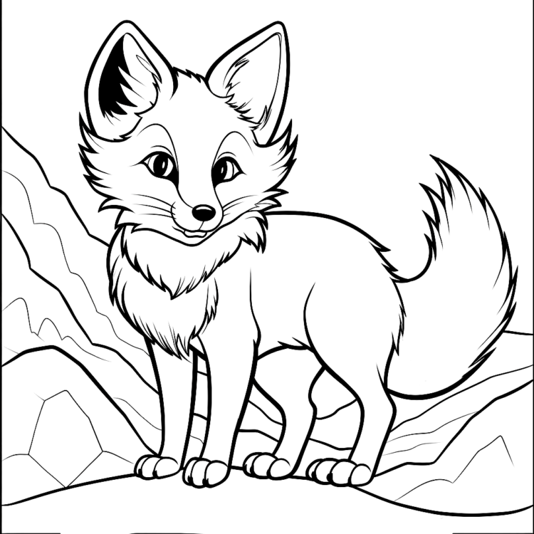 Dibujos para colorear de Zorro rojo