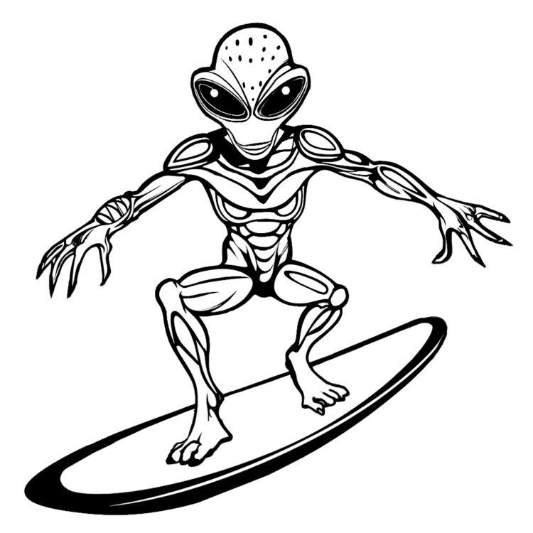 Alien Malvorlagen