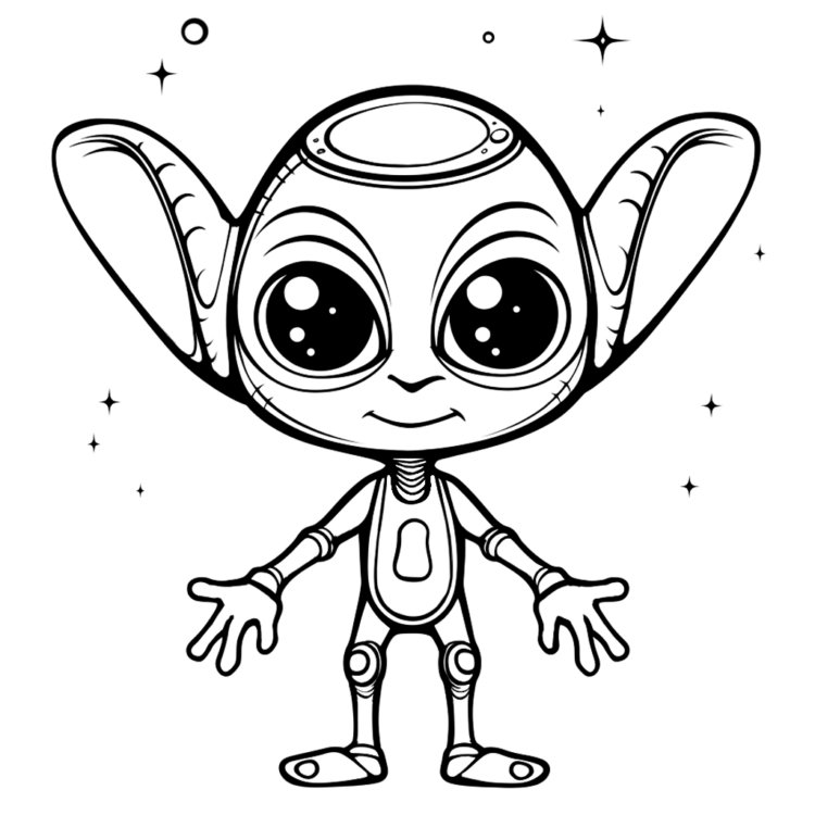 Alien kostenlos drucken