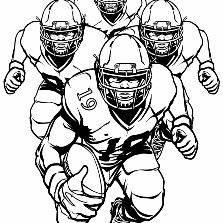 American Football Ausmalbilder