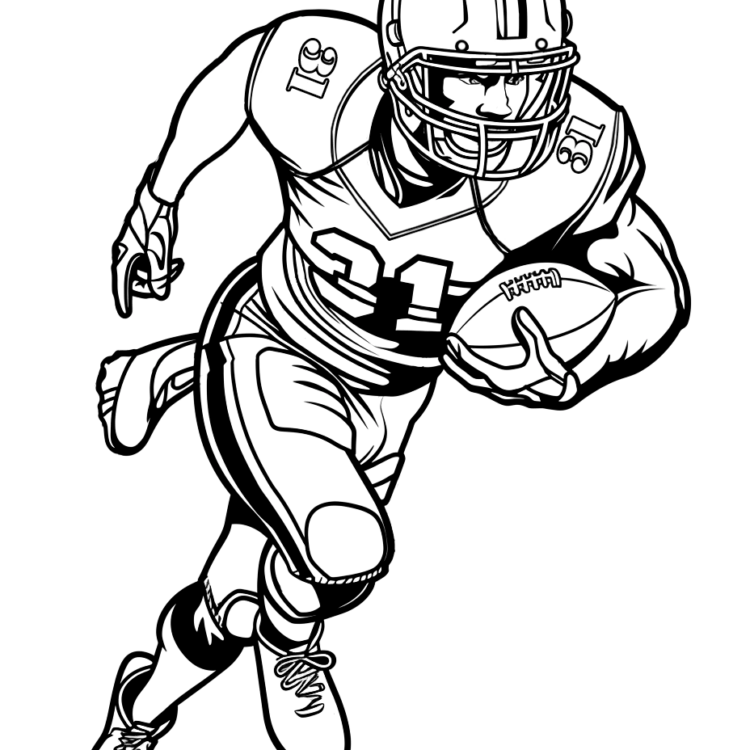 American Football Malvorlage