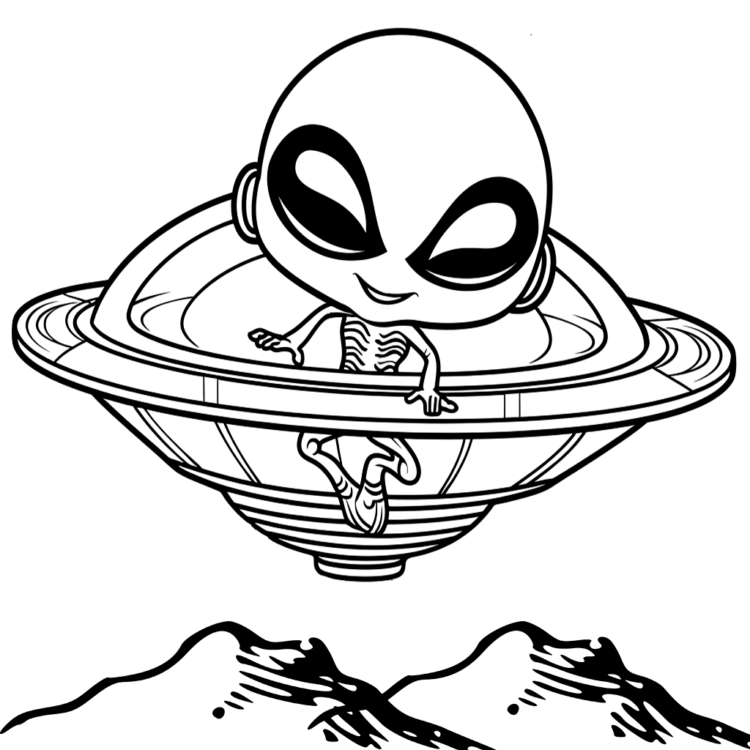 Ufo Malvorlage