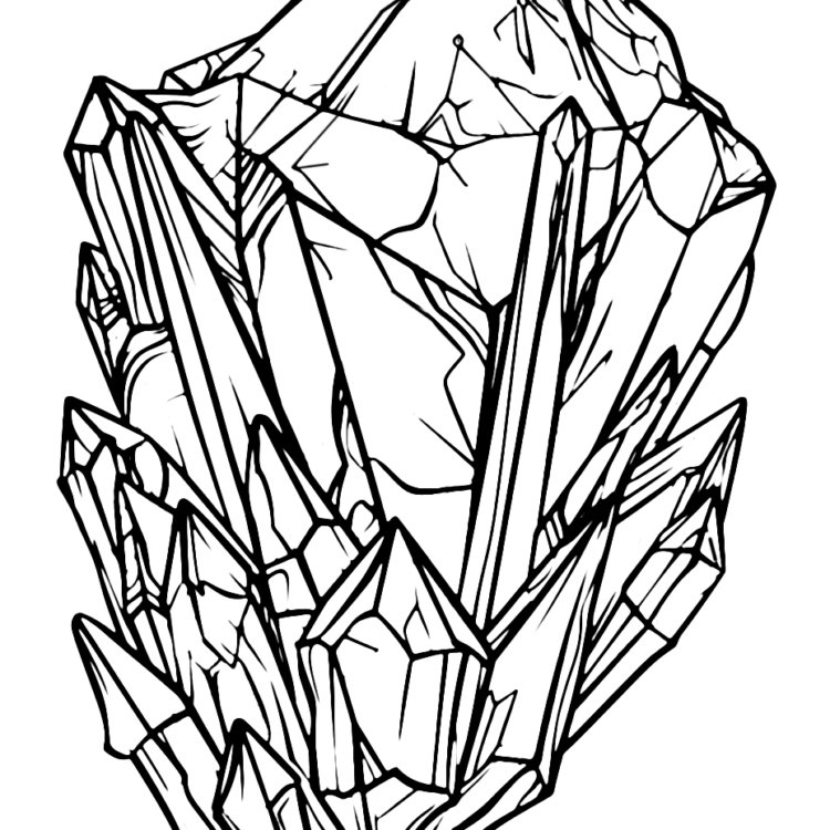 Coloring picture jewel