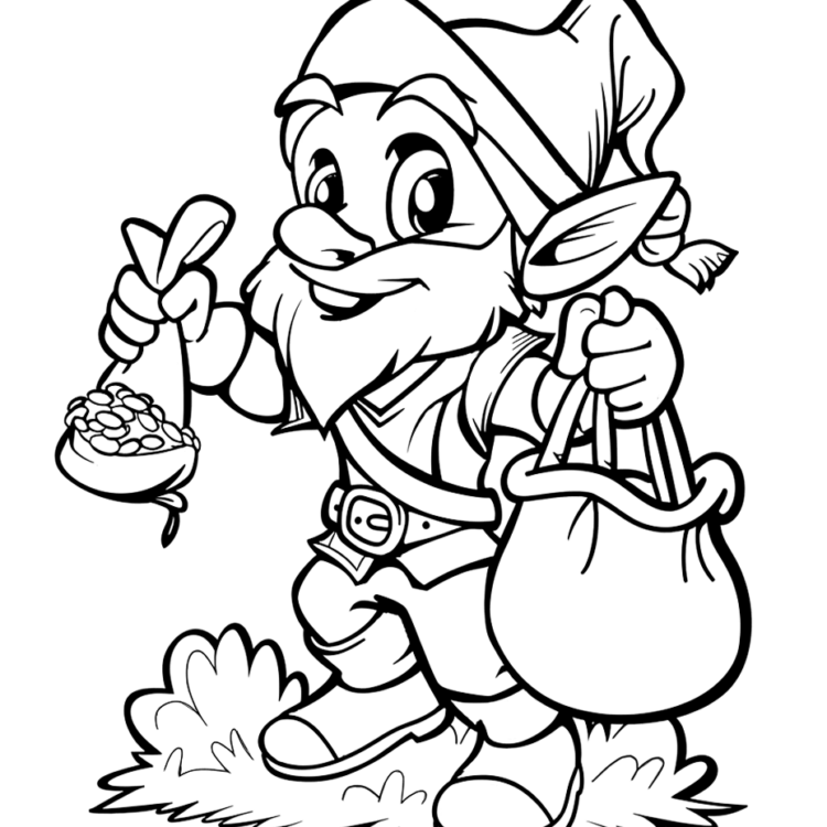 Ausmalbild Kluger Robin Hood