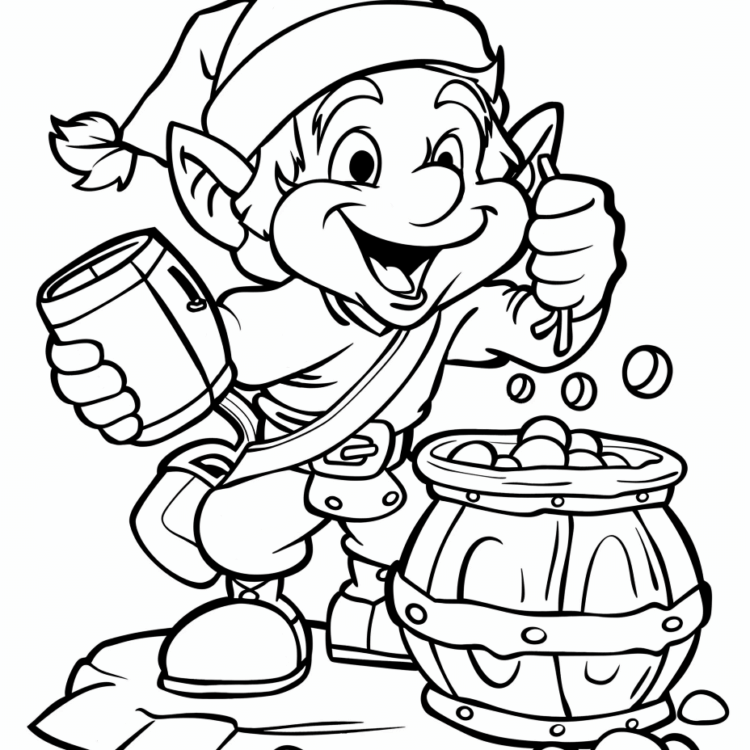 Coloring picture Robin Hood