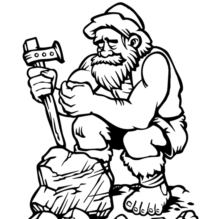 Dibujo para colorear Edad de Piedra