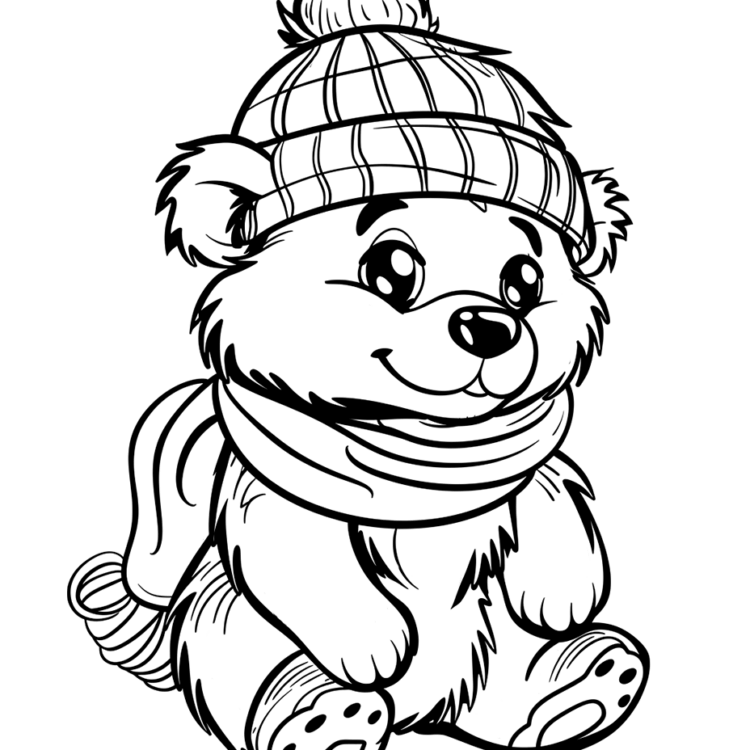Malvorlage Eisbär