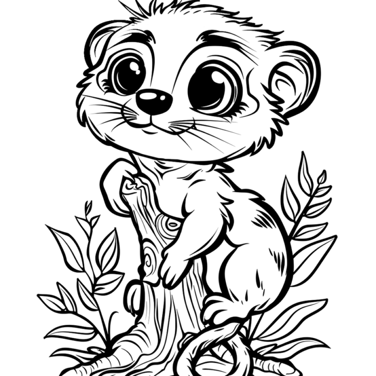 Mandala Erdmännchen