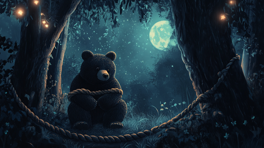 Bedtime story for children Bear in a trap