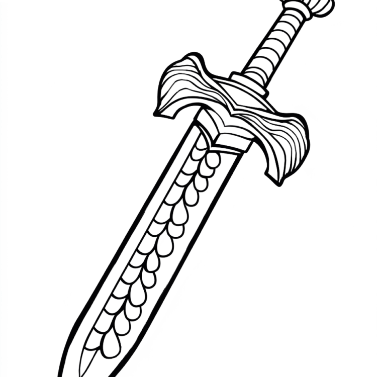 Sword of Honor coloring page