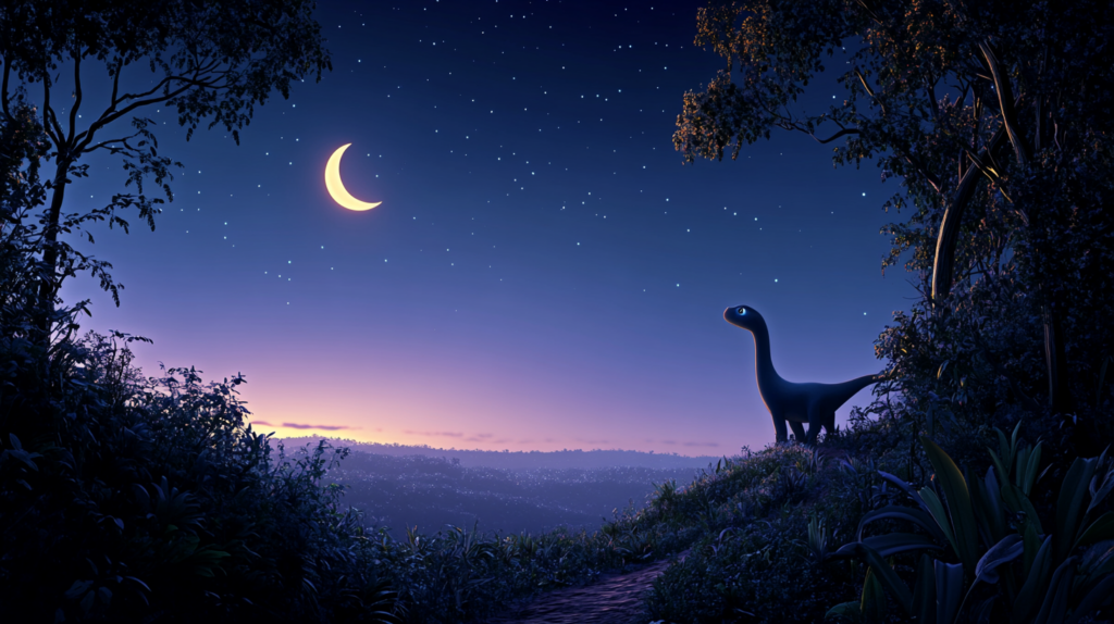 Good night story Darius the dinosaur