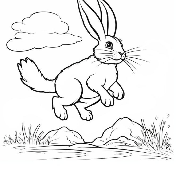 Jumping rabbit
